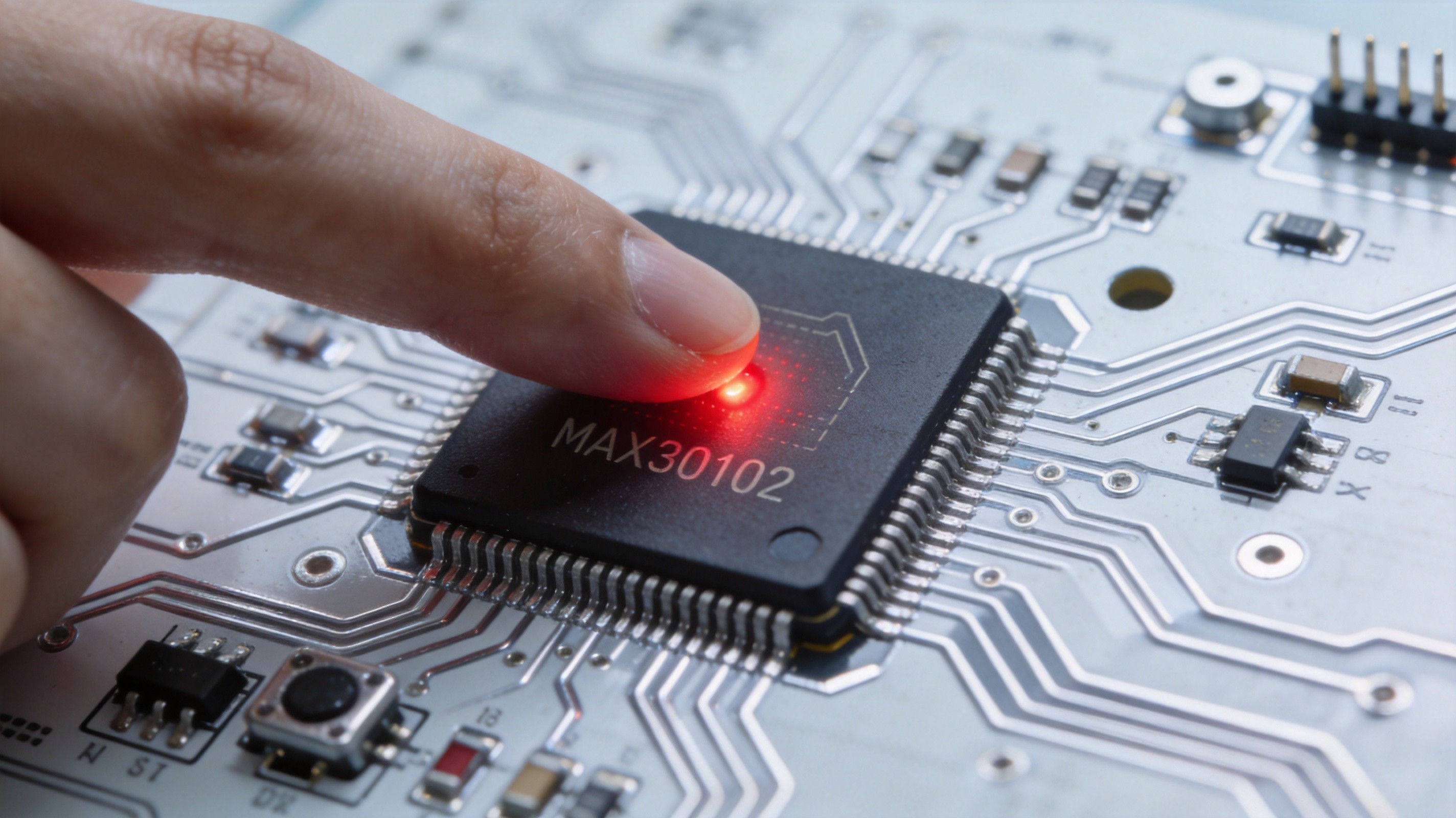 MAX30102血氧心率传感器Arduino怎么接？I2C读脉搏避坑
