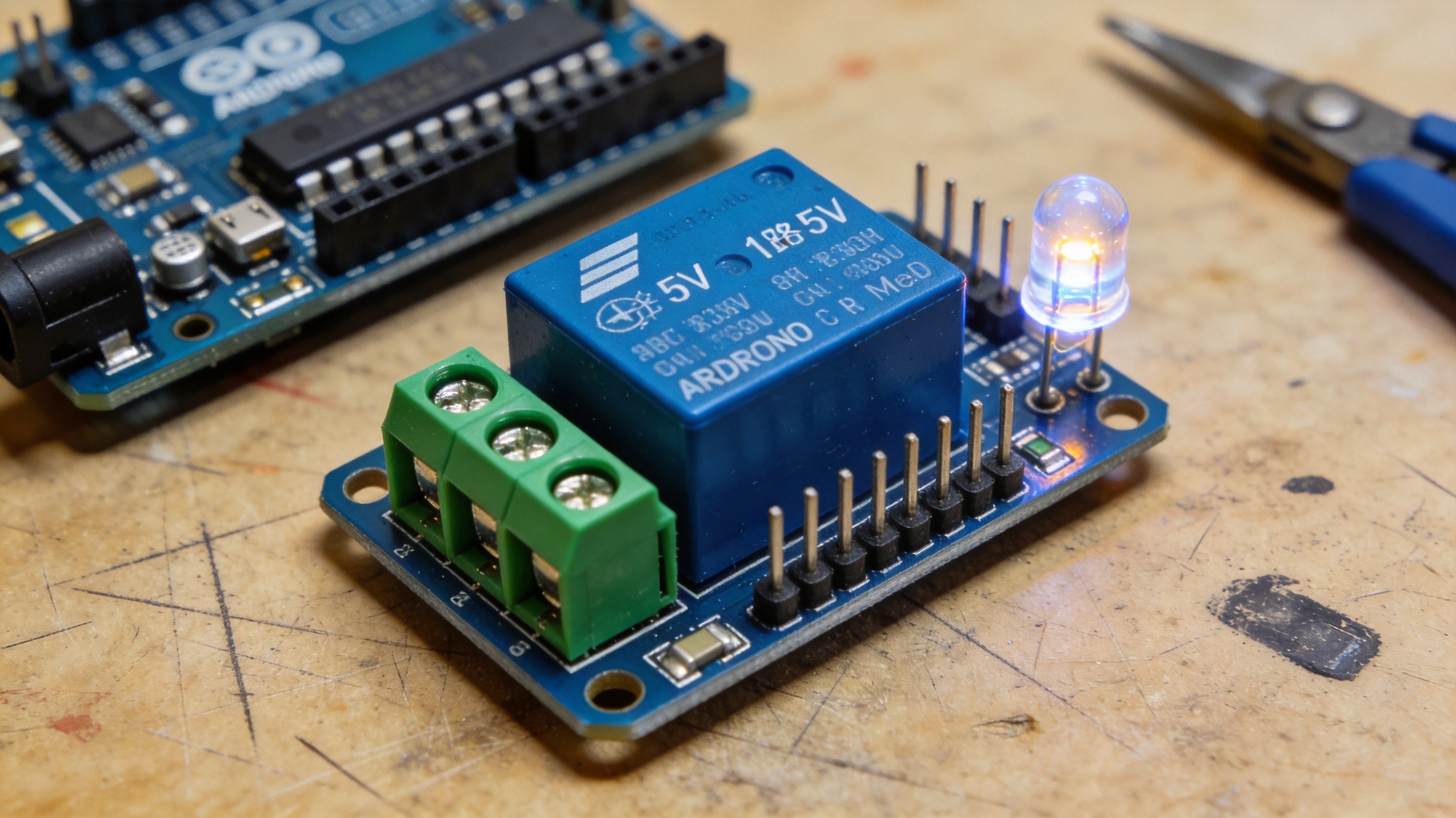 5V继电器模块Arduino怎么接？单片机控制大功率电器的安全避坑
