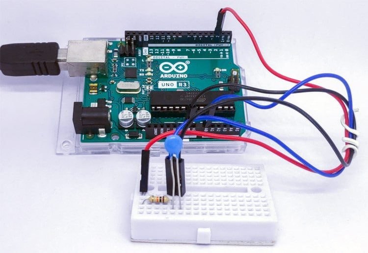 NTC热敏电阻与Arduino测温场景