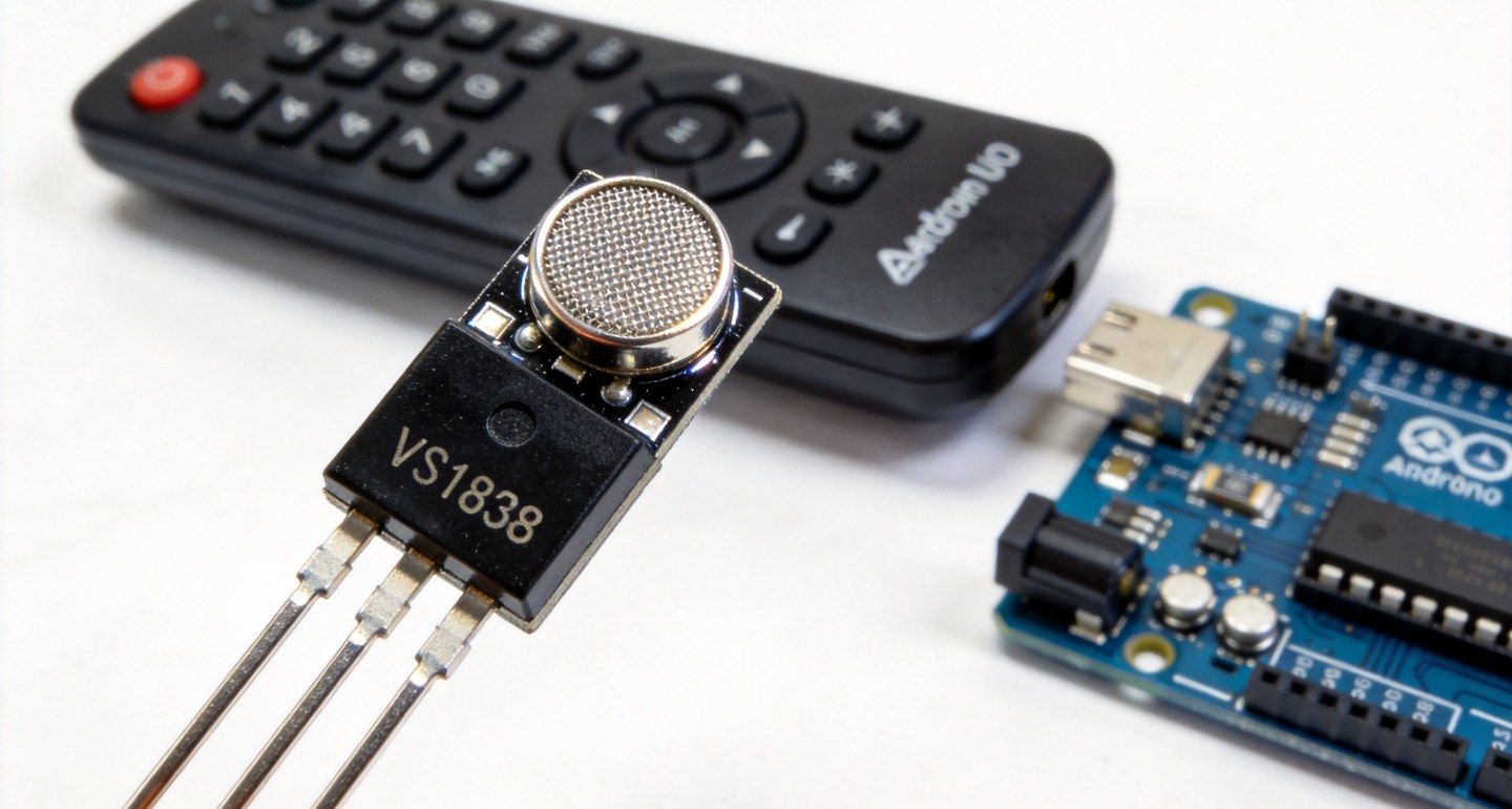 VS1838红外遥控接收模块怎么接线？Arduino读取遥控按键IRremote教程