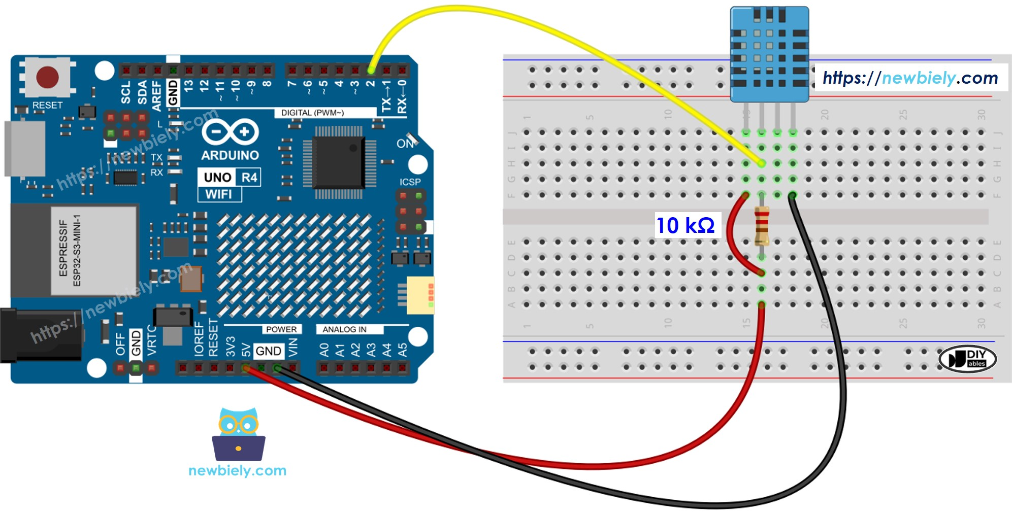 DHT11温湿度传感器接Arduino：单总线读取+LCD显示做环境监测站
