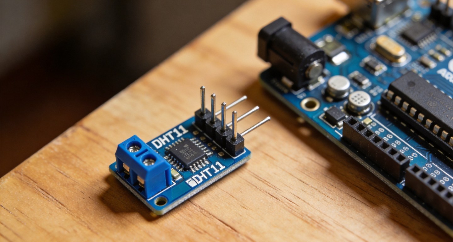 DHT11 温湿度传感器怎么接 Arduino？DHT 库读数与踩坑（DHT22 同线）