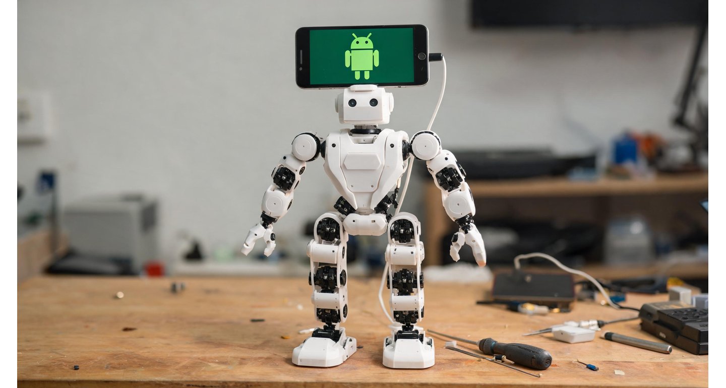 UCLA开源PhoneBot人形机器人：400美元+一部旧手机就能造