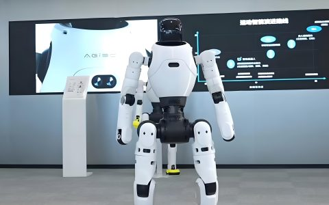 智元机器人AGIBOT展示现场