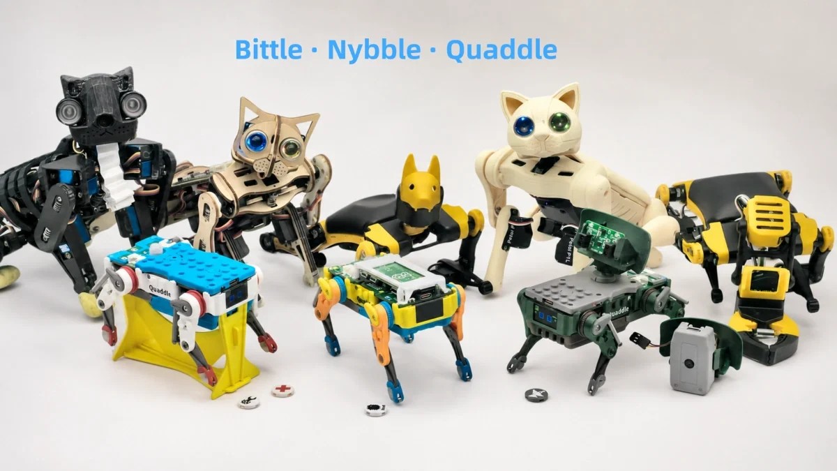 Petoi Bittle·Nybble·Quaddle 家族
