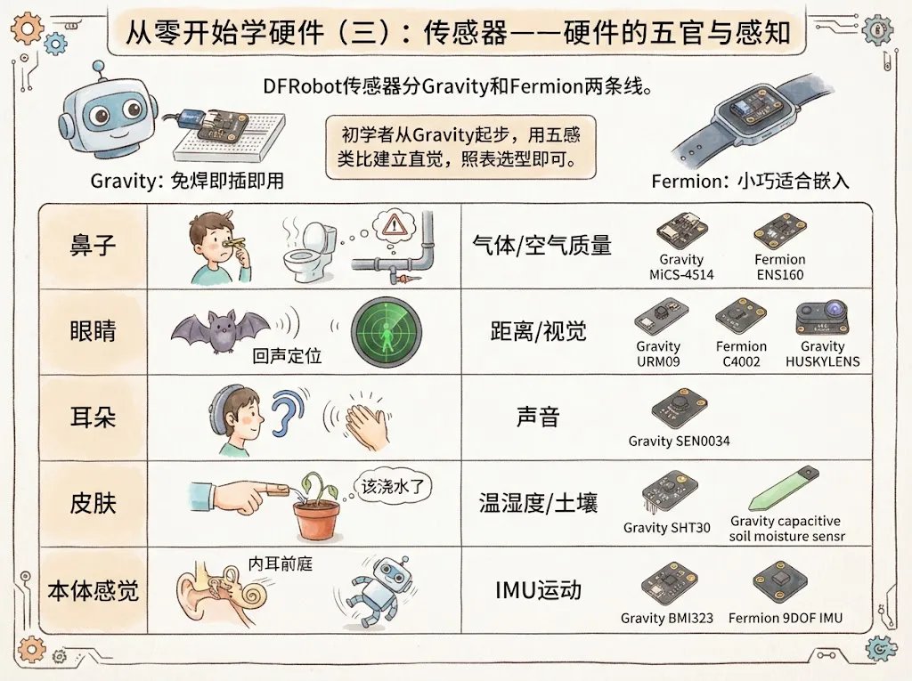 从零学硬件第三篇：传感器就是硬件的五官