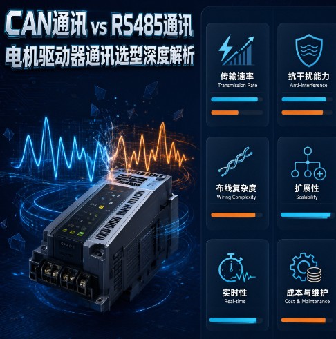 CAN通讯电机驱动器相比RS485有什么优势封面