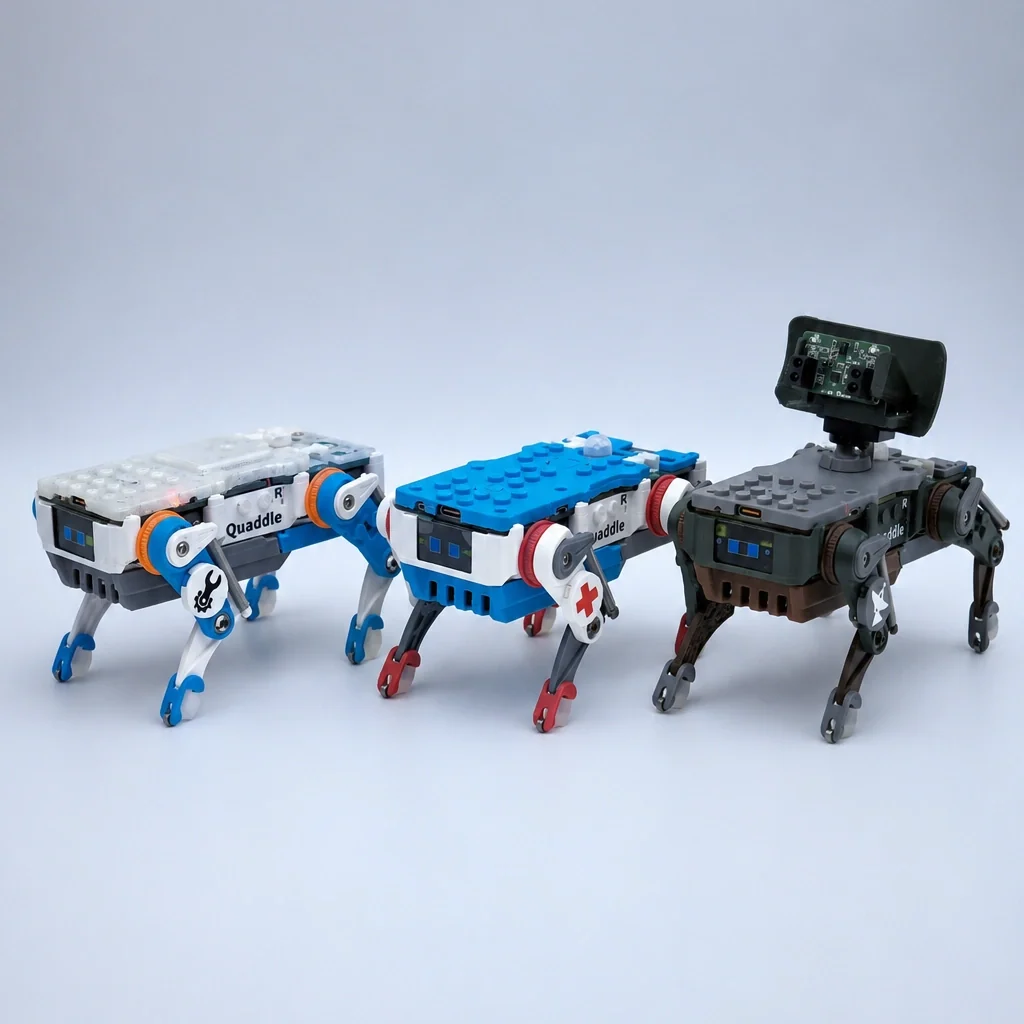 Quaddle三个型号Builder/Buddy/Scout对比照片