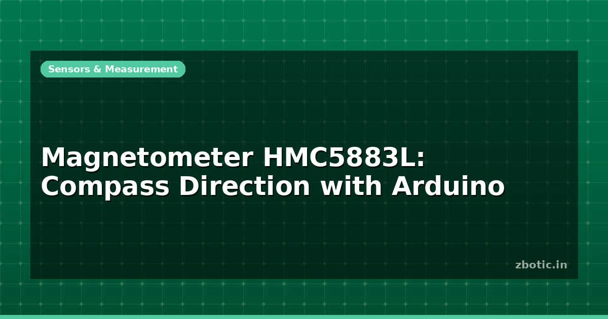 HMC5883L电子罗盘与Arduino接线场景